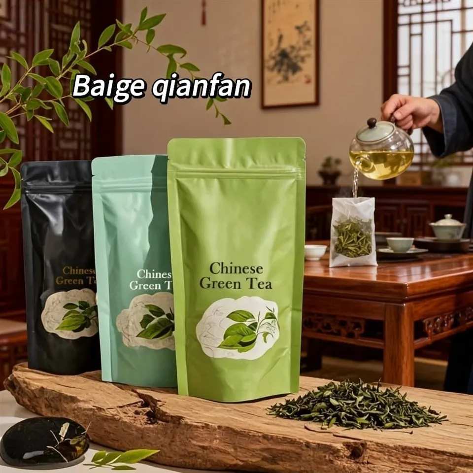 Σακουλάκια συσκευασίας πράσινου τσαγιού