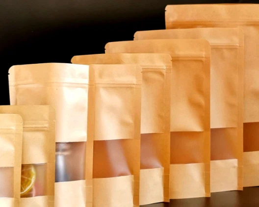 Χάρτινες τσάντες Laminated Kraft Εκπτωτική τιμή