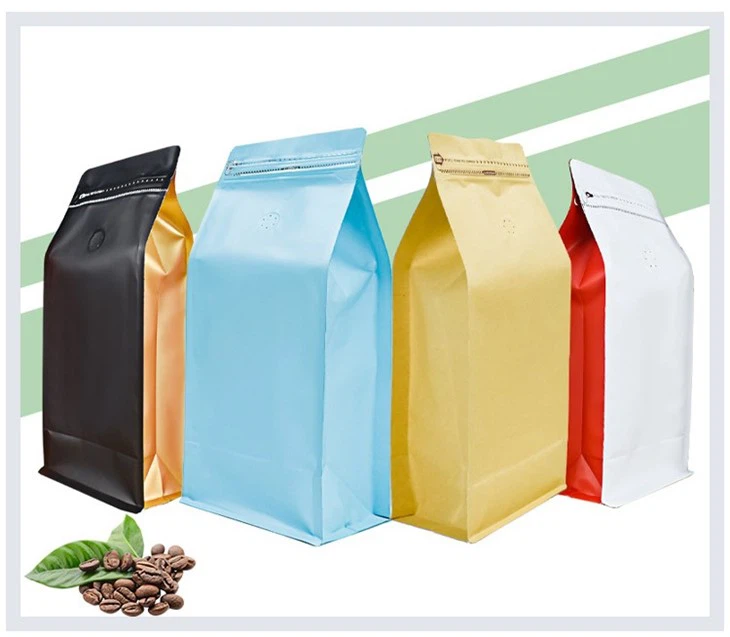 Χάρτινες τσάντες Kraft με πλαστικοποίηση με φερμουάρ